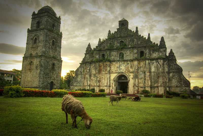 5° posto: Cattedrale di Paoay. CC-BY-SA Leoviernes1