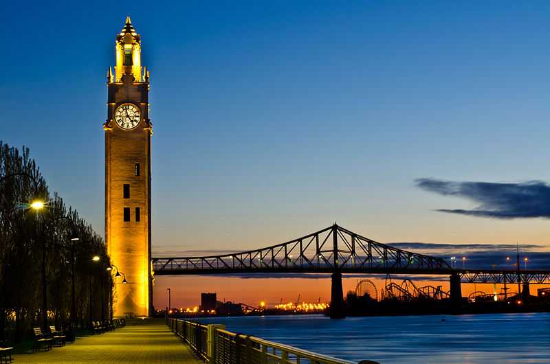 Torre dell'orologio, Montreal. CC-BY-SA Michael Vesia