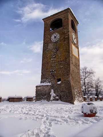 Torre dell'Orologio a Castelvetro di Modena - Foto di La Monique [Licenza CC-BY-Sa 3.0 con vincolo MiBAC]