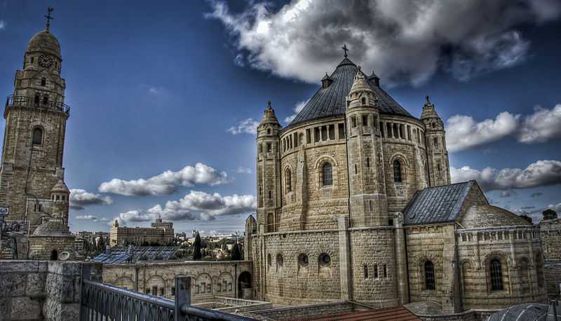 6° posto: Basilica della Dormizione di Maria, Monte Sion, Gerusalemme. CC-BY-SA Eldadc1