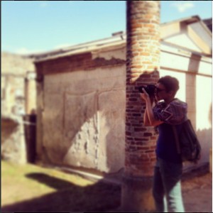 Fotografia del safari fotografico a Pompei