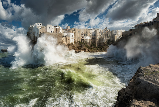 Mareggiata Polignano – di Nicola Abbrescia