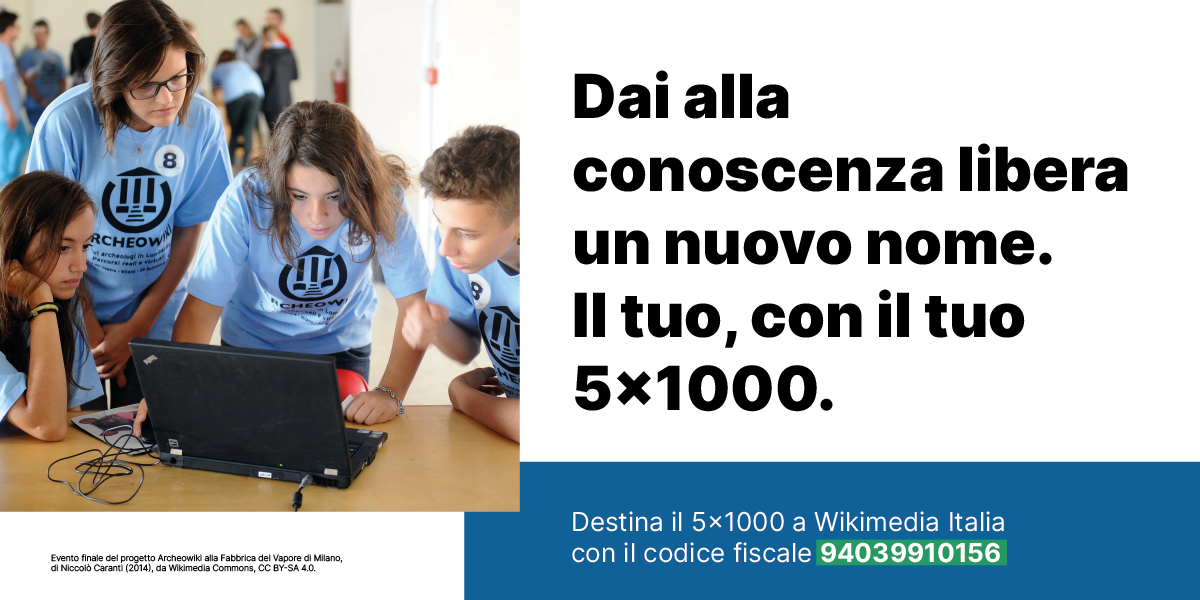 5x1000 Wikimedia Italia